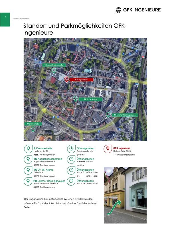 Anreiseinformationen Recklinghausen