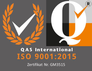 ISO 9001: 2015 Siegel QAS International